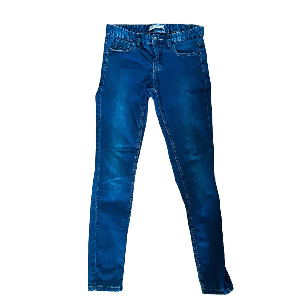Free People Blue Denim Skinny Jeans, Sz 29
